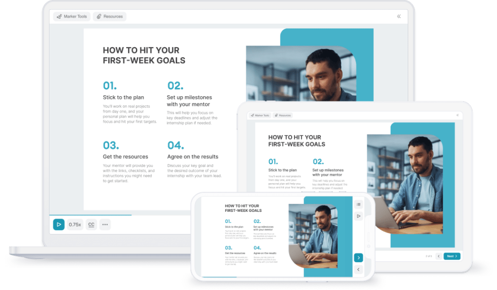 Key features of iSpring E-learning Authoring Tool