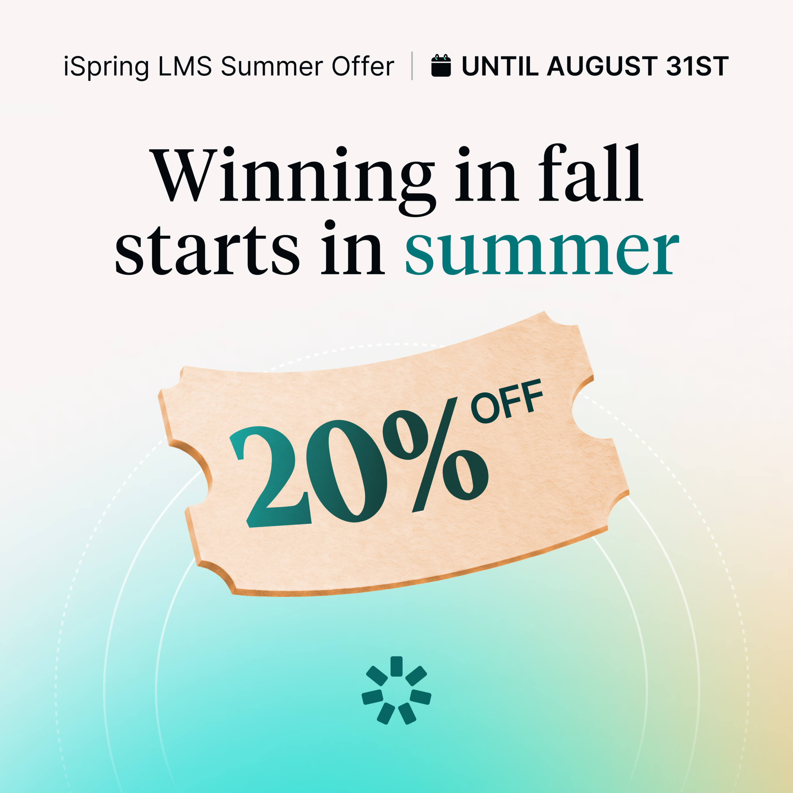 iSpring LMS Summer Sale
