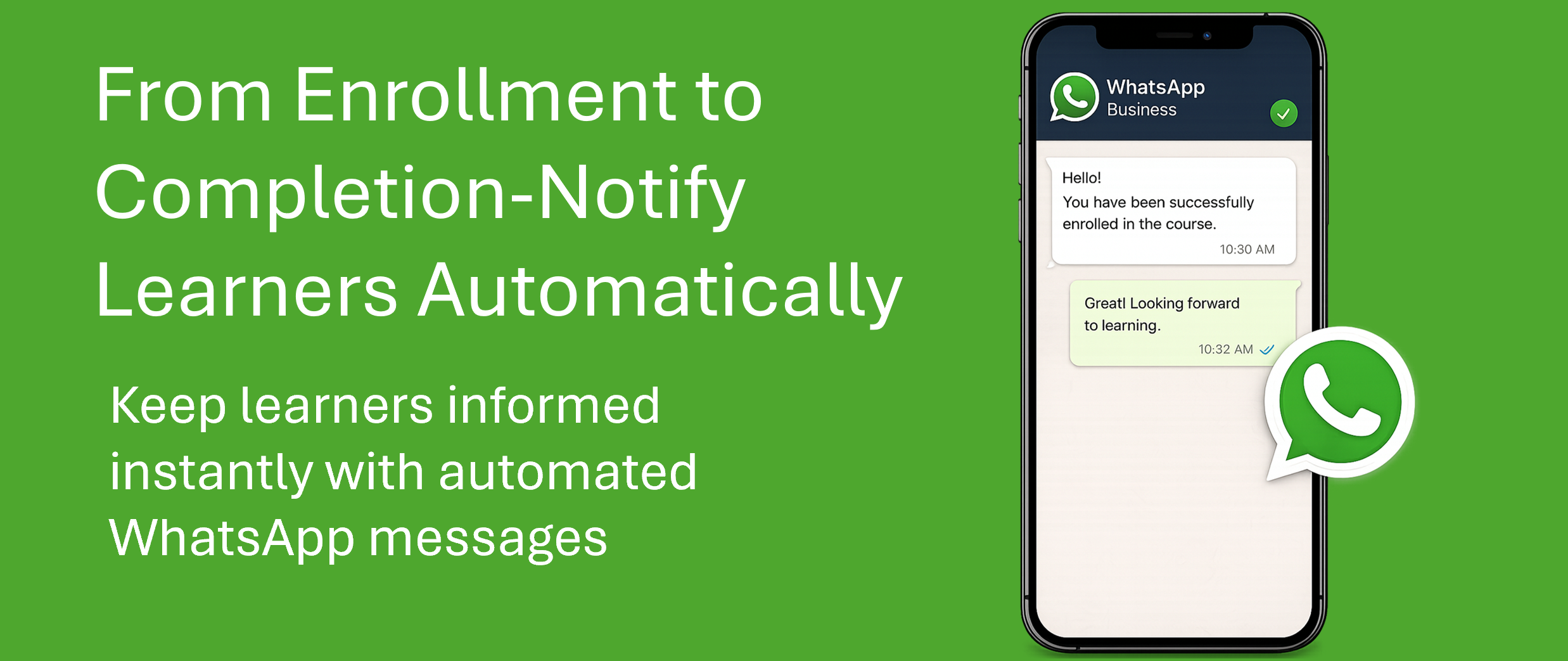 iSpring LMS New Update Whatsapp Integration
